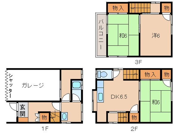 一戸建１０７７７の物件間取画像